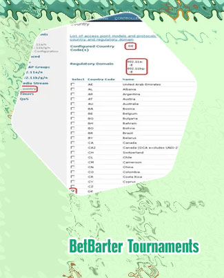 How to change betbarter country code